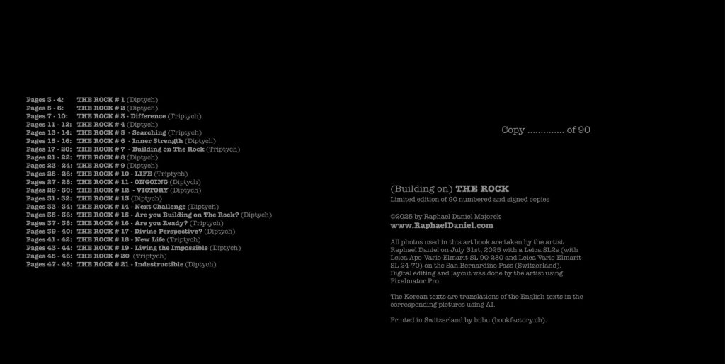 Art Book "(Building on) THE ROCK" - Sample 12